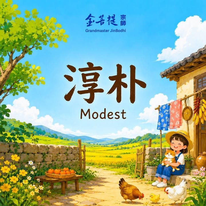 淳朴 Modest(金菩提宗師 Facebook)