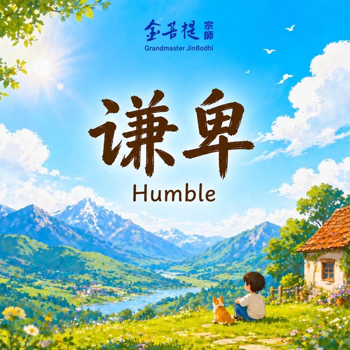 谦卑 Humble(金菩提宗師 Facebook)