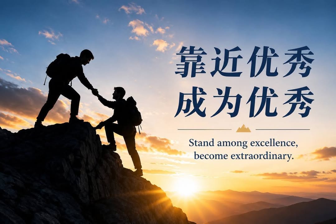 靠近优秀，成为优秀！ Stand among excelle(金菩提宗師 Facebook)