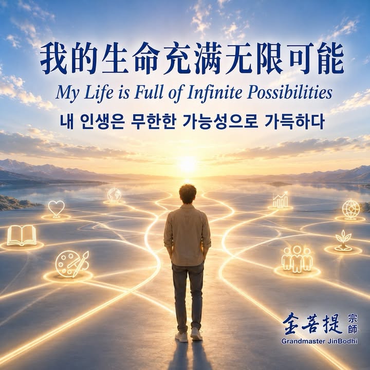 “我的生命充满无限可能！” “My Life is Full(金菩提宗師 Facebook)